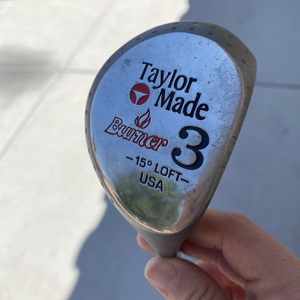 Vintage TaylorMade Burner Tour Preferred 3 Wood 15° Loft Graphite Club FTT-S
